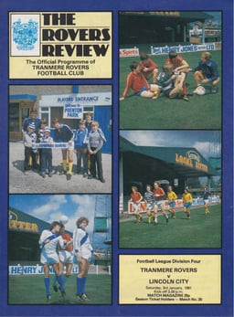 Tranmere Rovers v Northampton Town Match Programme 1981-01-16